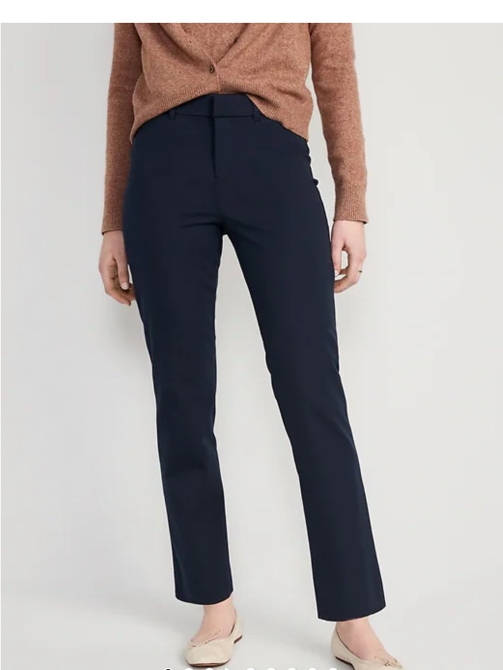 Old Navy Straight-Leg Dress Pants in Navy